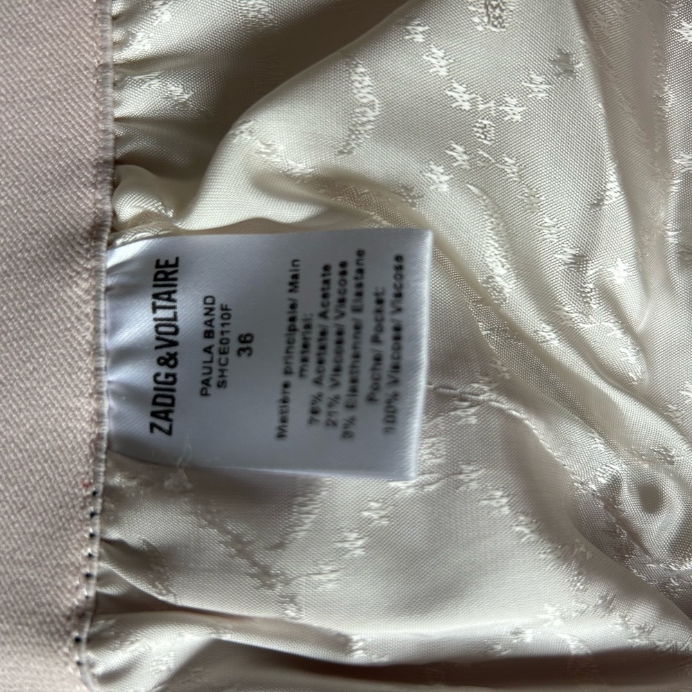 Zadig & Voltaire Paula Band Tuxedo Pants Size 36/4 - Picture 7 of 13